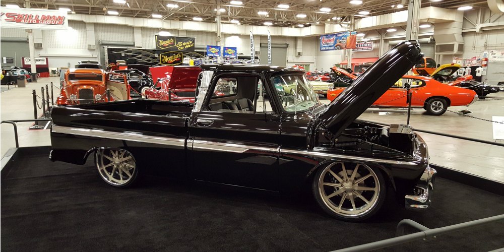 Custom Black 1964 Chevy C10 Truck 2018 Indy WOW