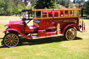 Antique and vintage fire trucks restored