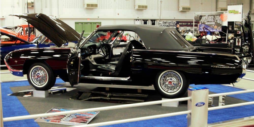 1963 m code t bird convertible is the star at 2017 world of wheels