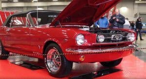 1966 red mustang